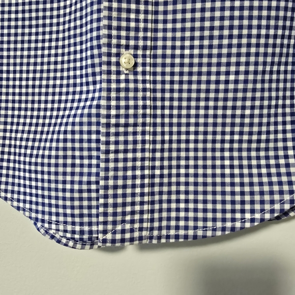 Polo by Ralph Lauren Boys' Size 7 Blue Checkered Cotton Shirt - Picture 6 of 12